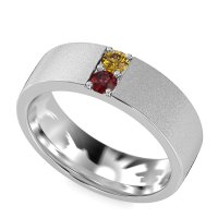 7mm Men's Sandblast Finish Band