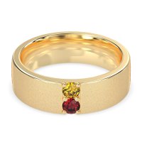 7mm Men's Sandblast Finish Band