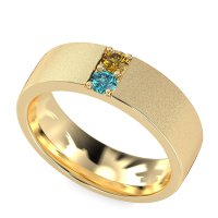 7mm Men's Sandblast Finish Band