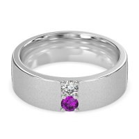 7mm Men's Sandblast Finish Band