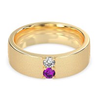 7mm Men's Sandblast Finish Band