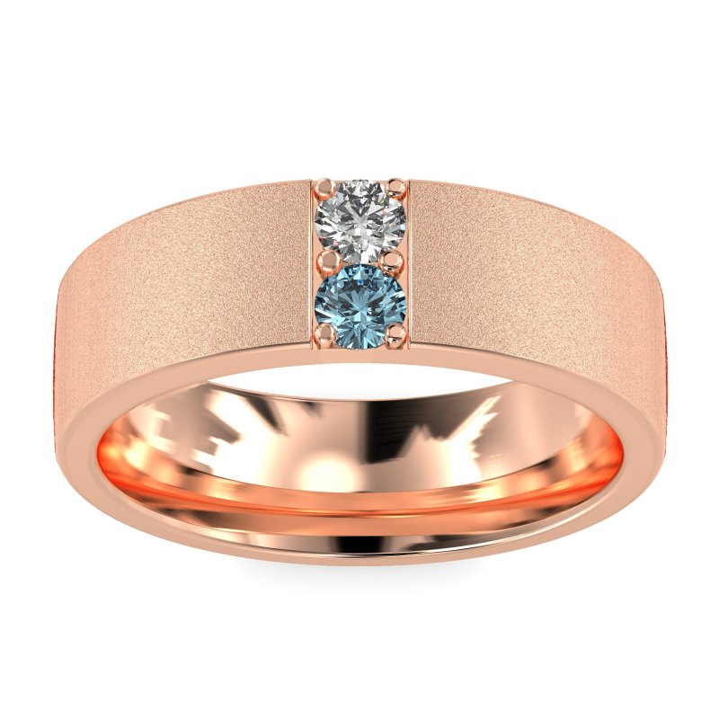 7mm Men's Sandblast Finish Band