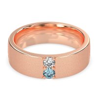 7mm Men's Sandblast Finish Band