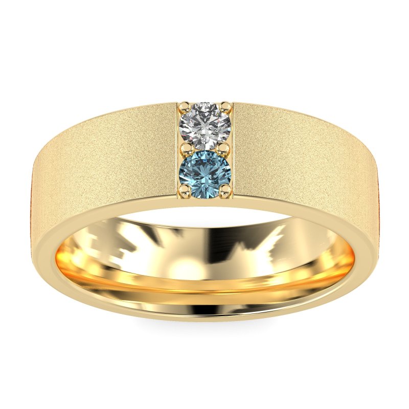 7mm Men's Sandblast Finish Band