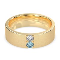 7mm Men's Sandblast Finish Band