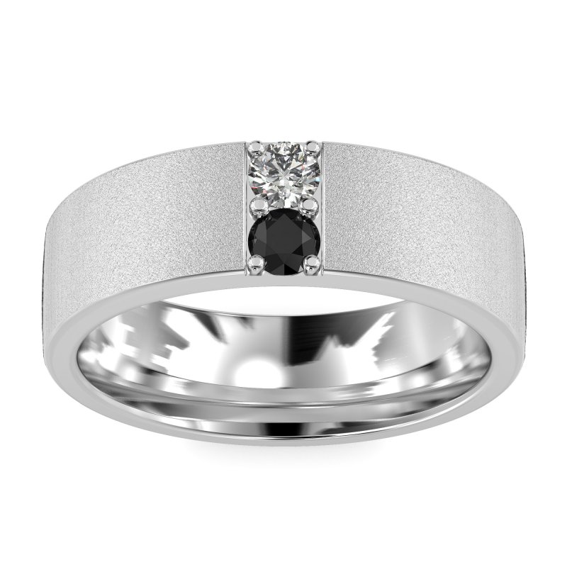 7mm Men's Sandblast Finish Band