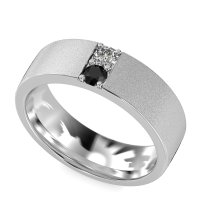 7mm Men's Sandblast Finish Band
