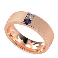 7mm Men's Sandblast Finish Band