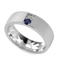 7mm Men's Sandblast Finish Band