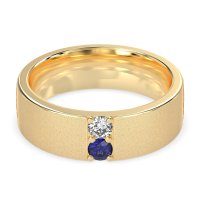 7mm Men's Sandblast Finish Band