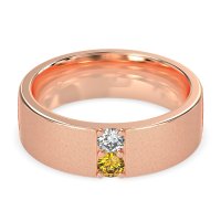 7mm Men's Sandblast Finish Band
