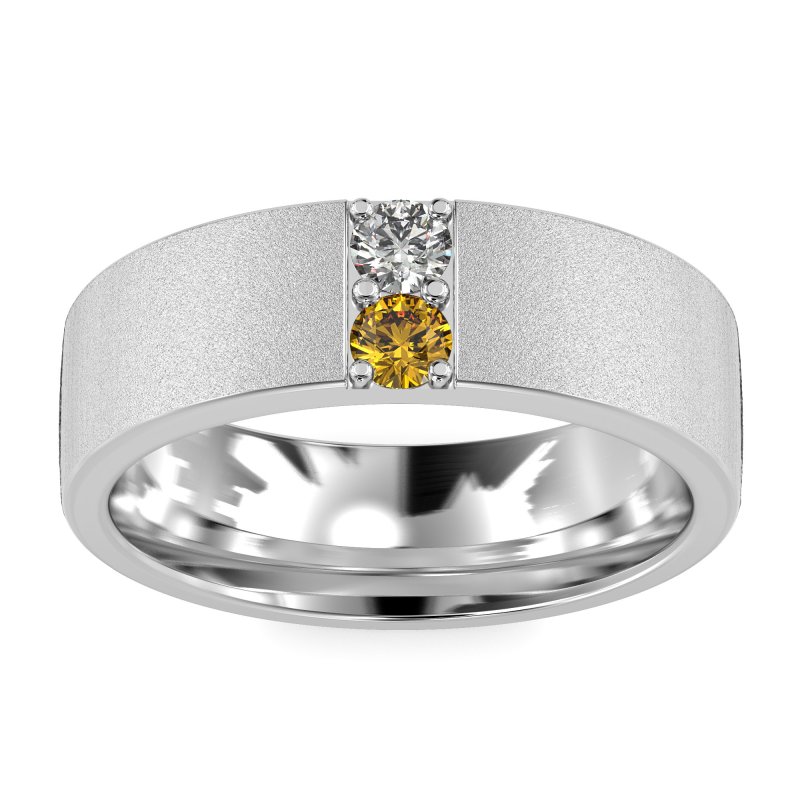 7mm Men's Sandblast Finish Band