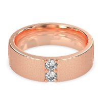 7mm Men's Sandblast Finish Band