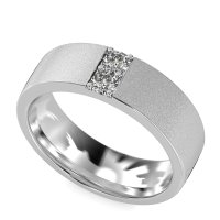 7mm Men's Sandblast Finish Band