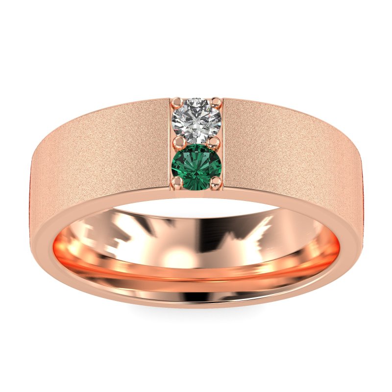 7mm Men's Sandblast Finish Band