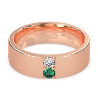 7mm Men's Sandblast Finish Band