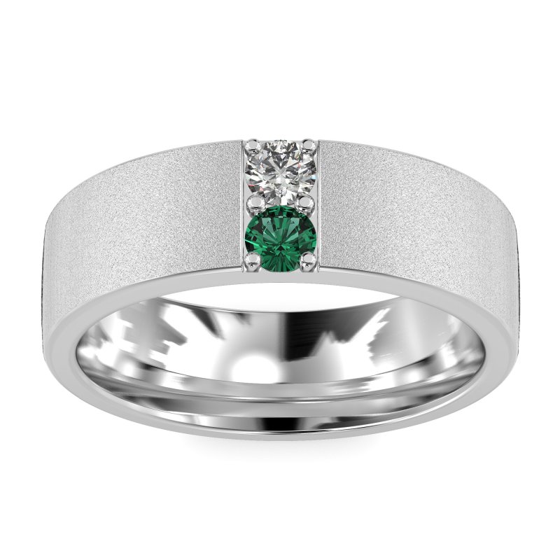 7mm Men's Sandblast Finish Band