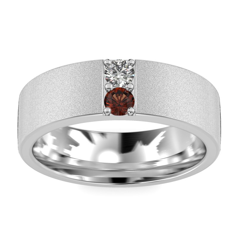 7mm Men's Sandblast Finish Band