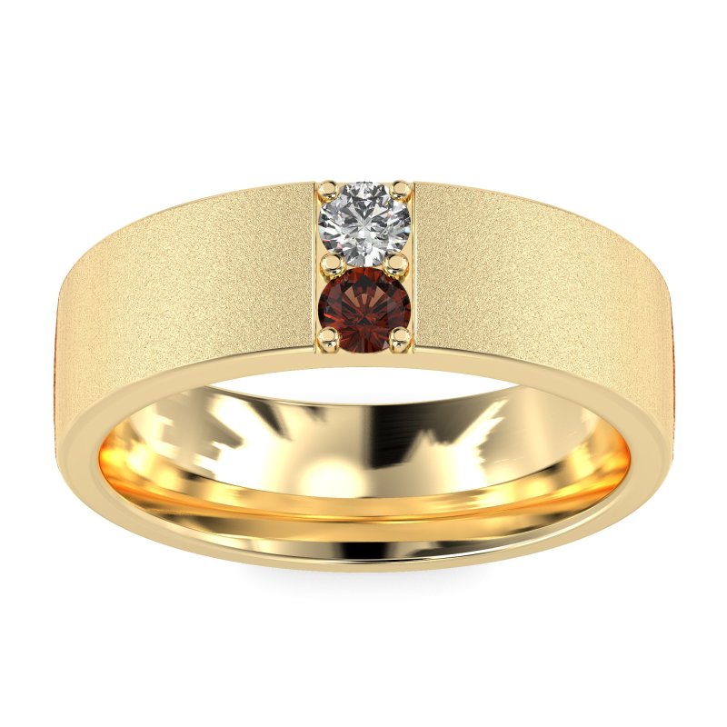 7mm Men's Sandblast Finish Band