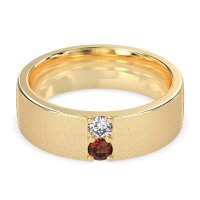 7mm Men's Sandblast Finish Band