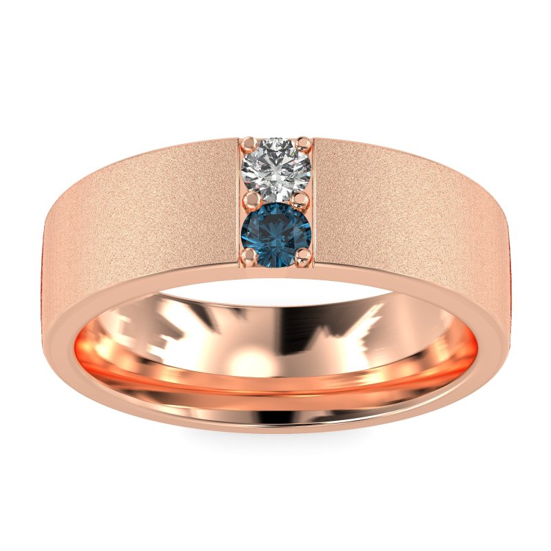 7mm Men's Sandblast Finish Band