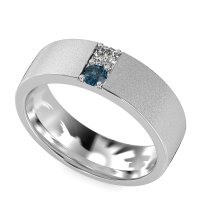 7mm Men's Sandblast Finish Band