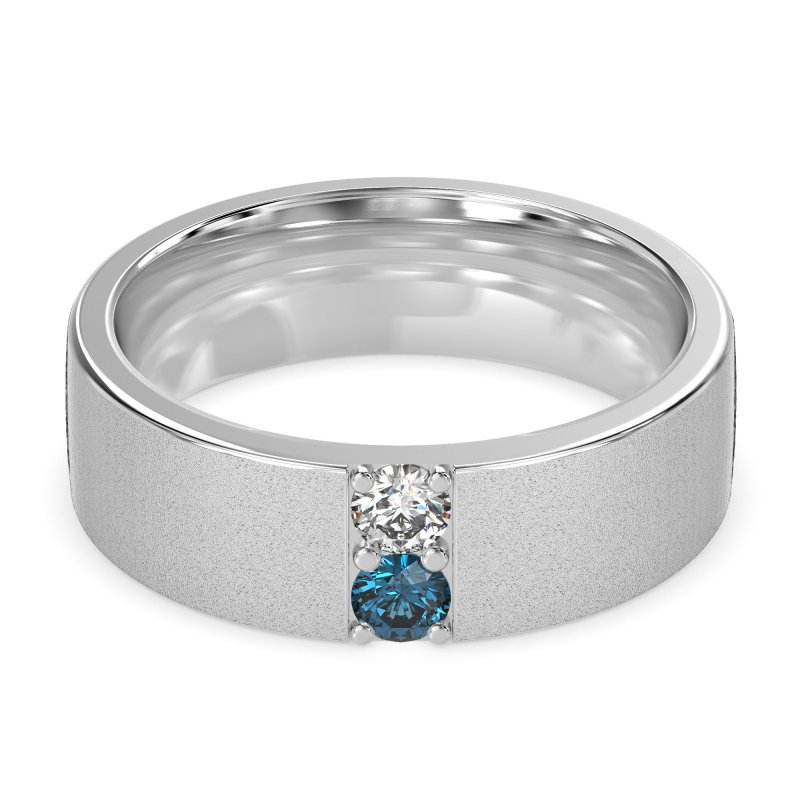 7mm Men's Sandblast Finish Band