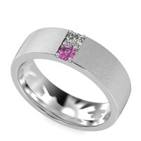 7mm Men's Sandblast Finish Band