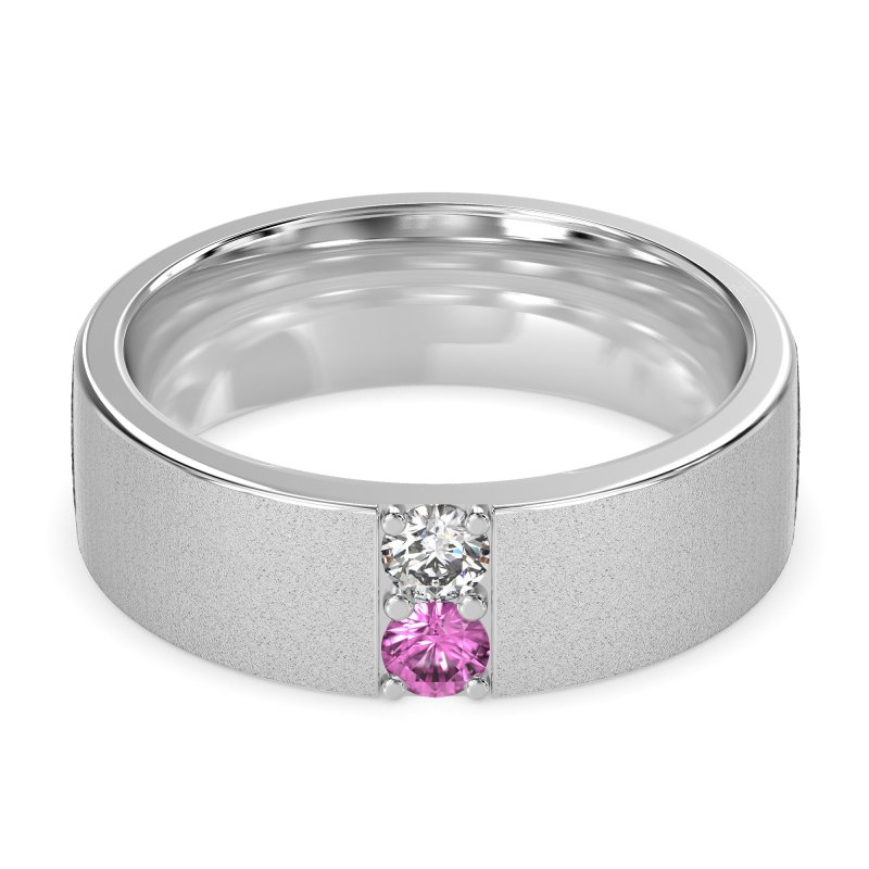 7mm Men's Sandblast Finish Band