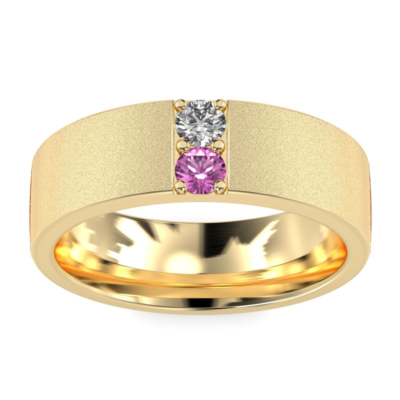 7mm Men's Sandblast Finish Band