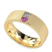 7mm Men's Sandblast Finish Band