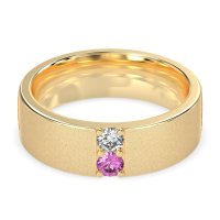 7mm Men's Sandblast Finish Band