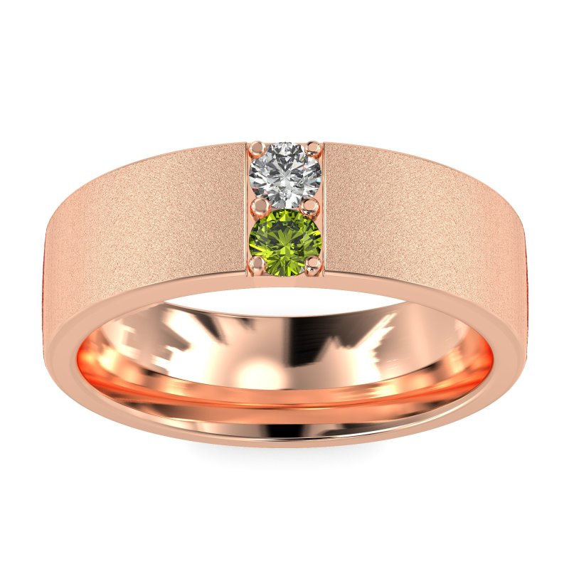 7mm Men's Sandblast Finish Band