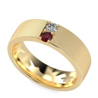 7mm Men's Sandblast Finish Band