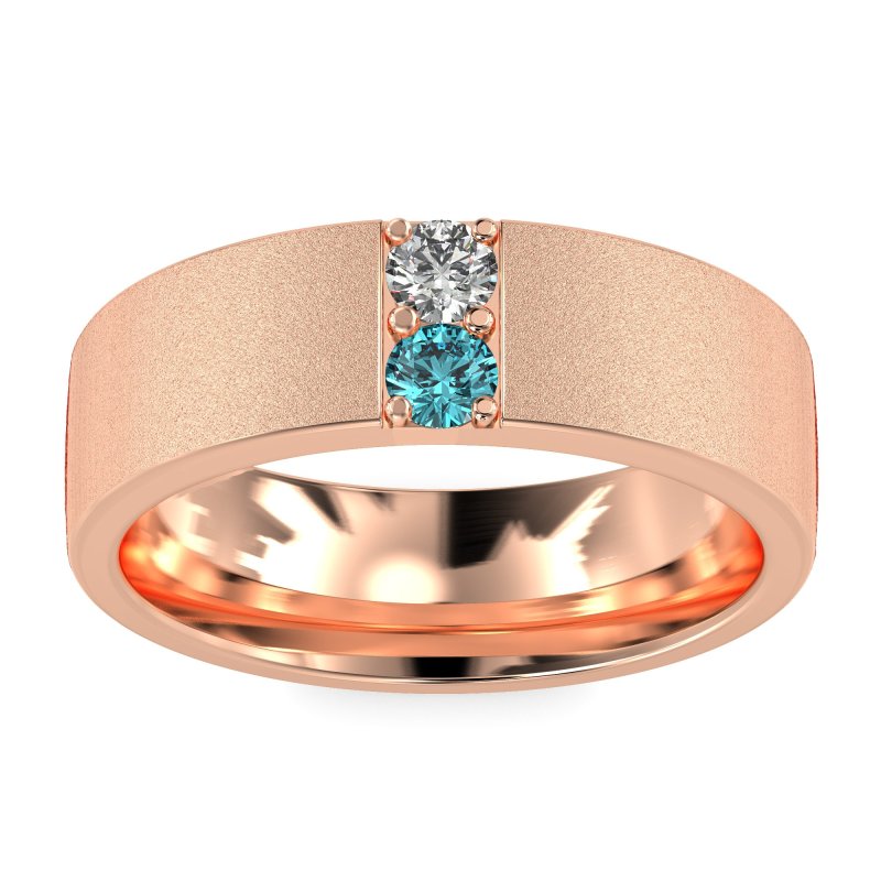 7mm Men's Sandblast Finish Band