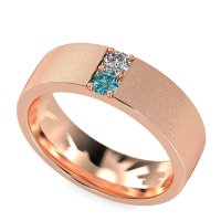 7mm Men's Sandblast Finish Band