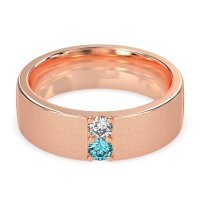 7mm Men's Sandblast Finish Band