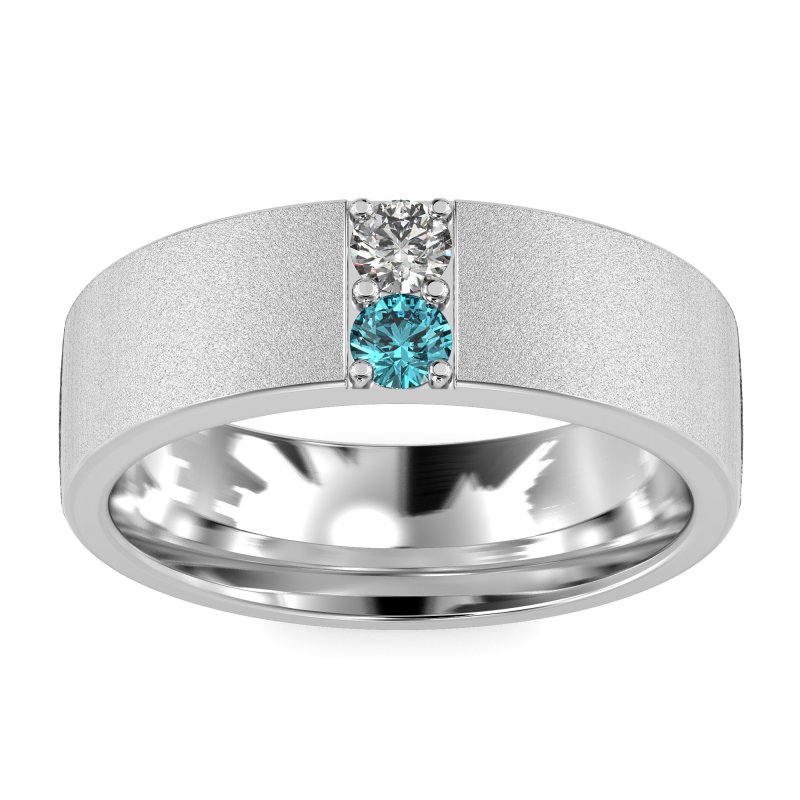 7mm Men's Sandblast Finish Band