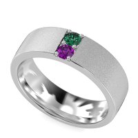 7mm Men's Sandblast Finish Band