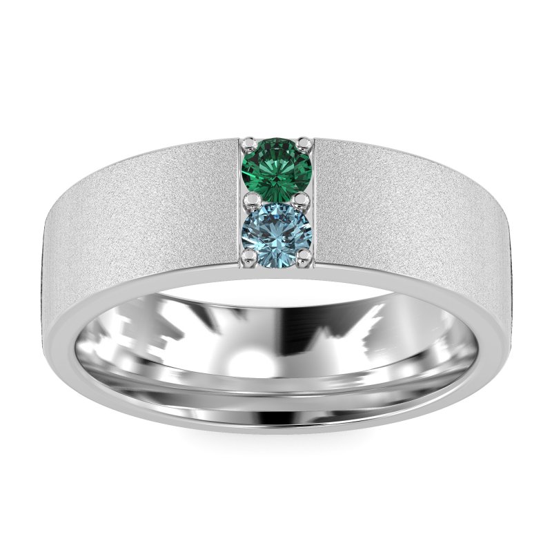 7mm Men's Sandblast Finish Band