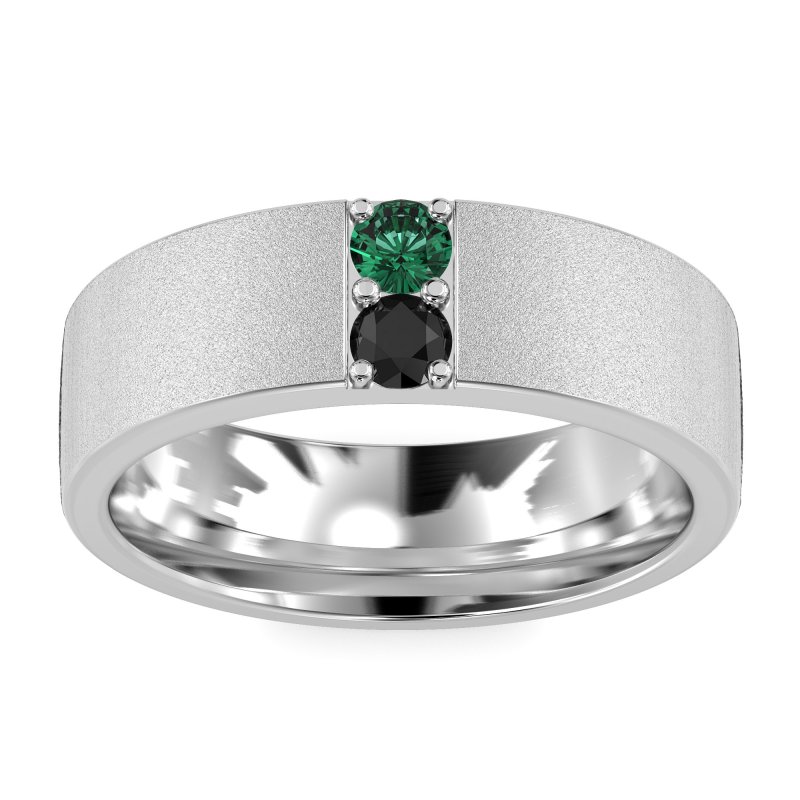7mm Men's Sandblast Finish Band