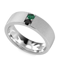 7mm Men's Sandblast Finish Band