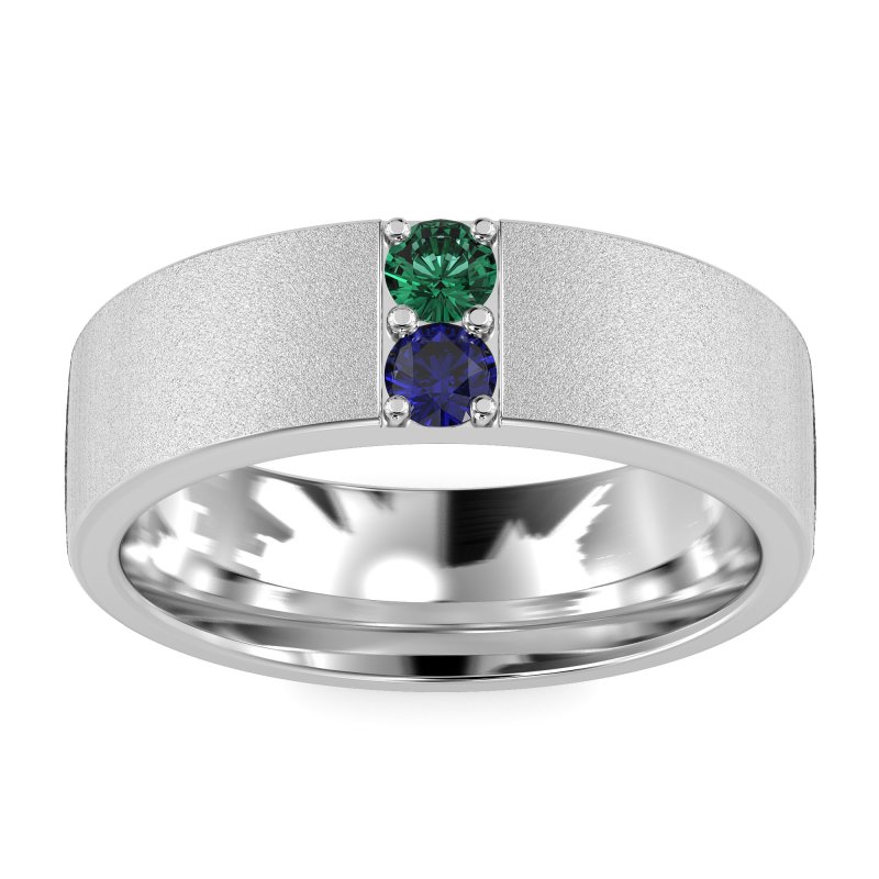 7mm Men's Sandblast Finish Band