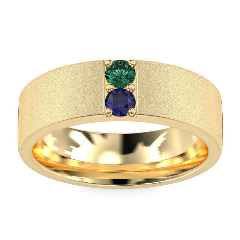 7mm Men's Sandblast Finish Band