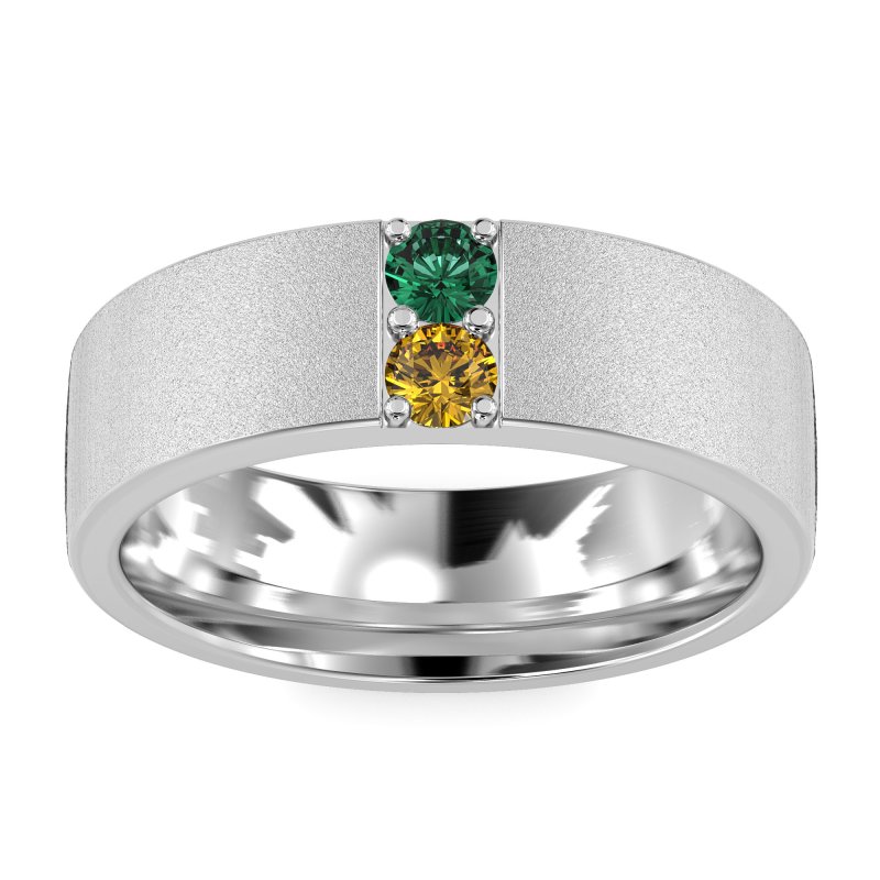 7mm Men's Sandblast Finish Band