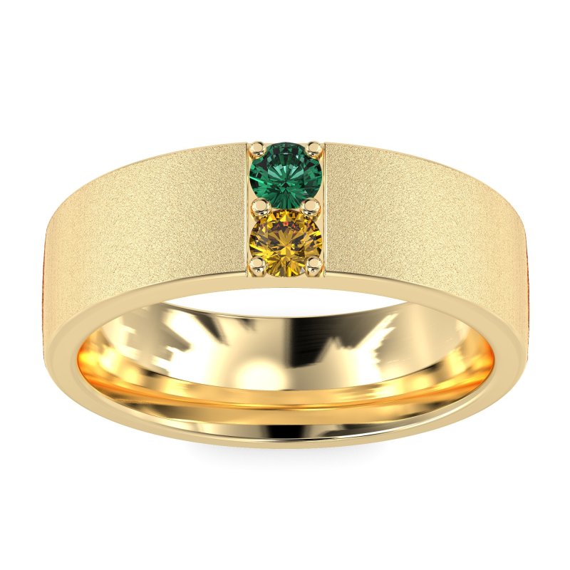 7mm Men's Sandblast Finish Band