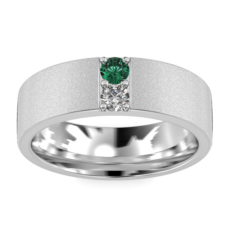 7mm Men's Sandblast Finish Band