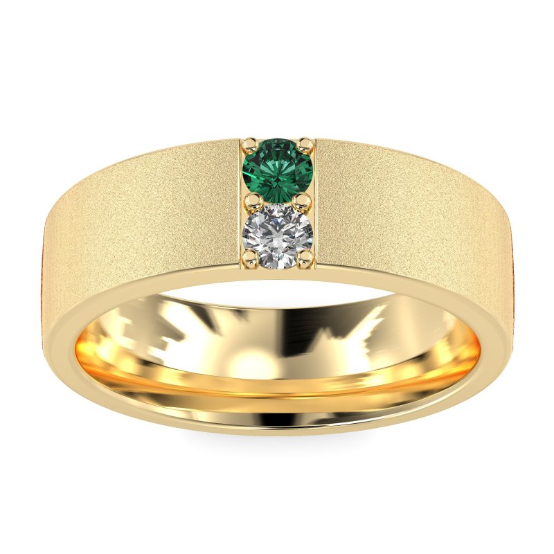 7mm Men's Sandblast Finish Band