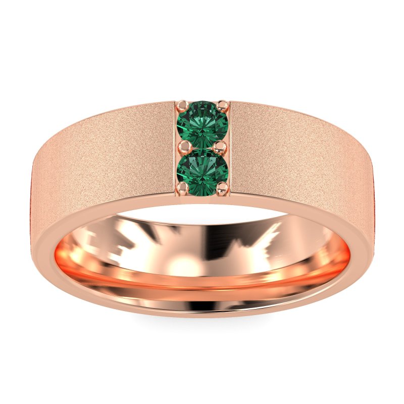 7mm Men's Sandblast Finish Band