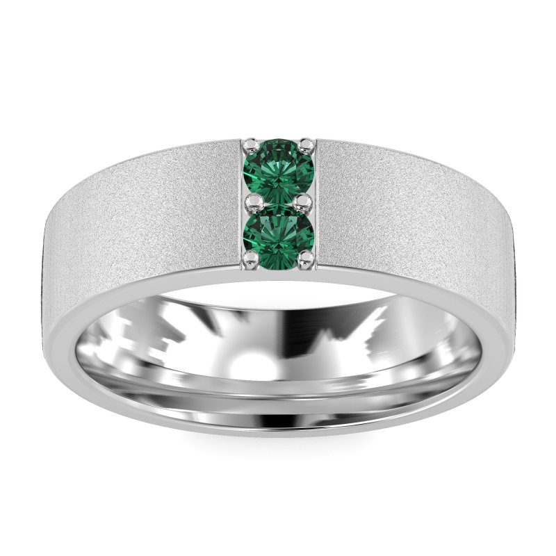 7mm Men's Sandblast Finish Band